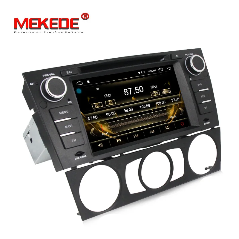 Best free shipping 4G lte Android 7.1 Car DVD Player multimedia for BMW E90 E91 E92 E93 with WIFI BT 2G RAM 16G ROM GPS navigation 3