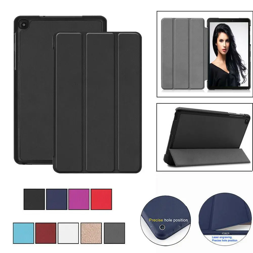 Чехол для планшета Samsung Galaxy Tab A 8 0 2019 S-Pen P200 Обложка блестящая подставка P205 умный