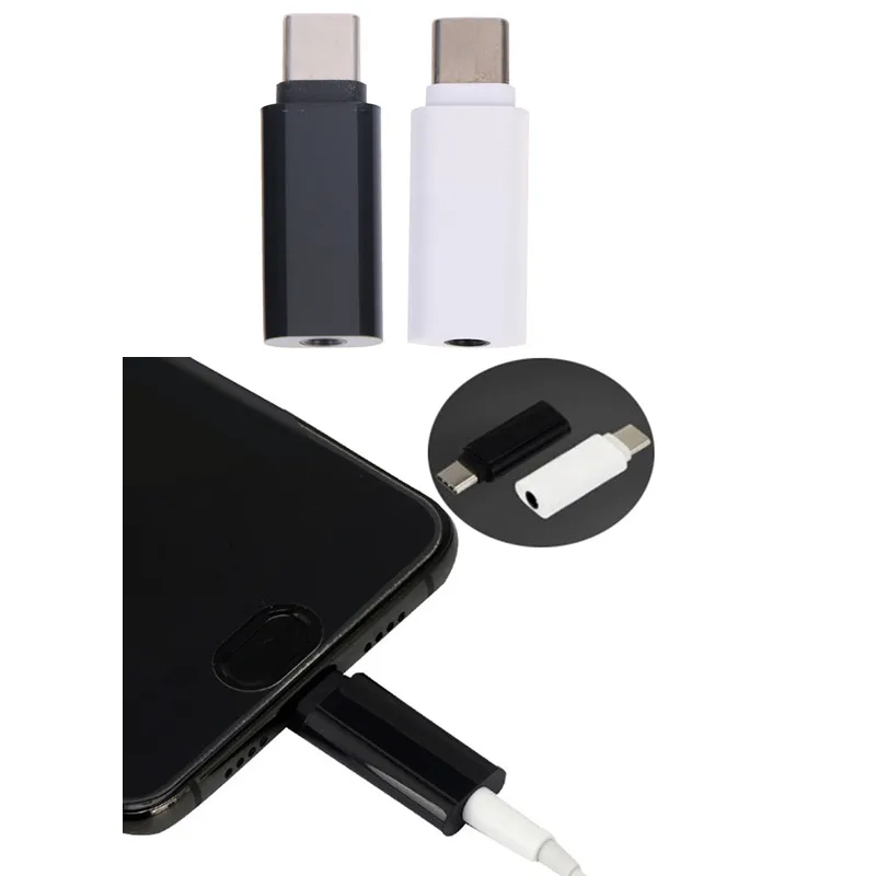 

1pc USB Type C Audio Adapter Type-C to 3.5mm Jack Earphone Audio Converter Cable