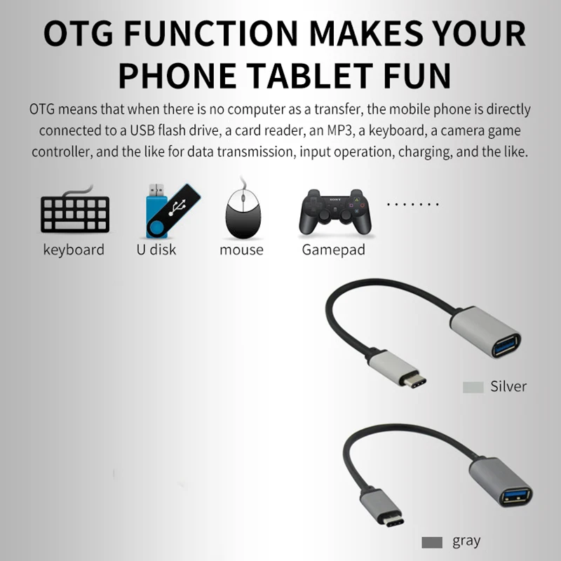 Usb type-C адаптер штекер USB 3,0 Женский конвертер type-C OTG кабель для передачи данных для huawei samsung для геймпада джойстик мышь u-диск