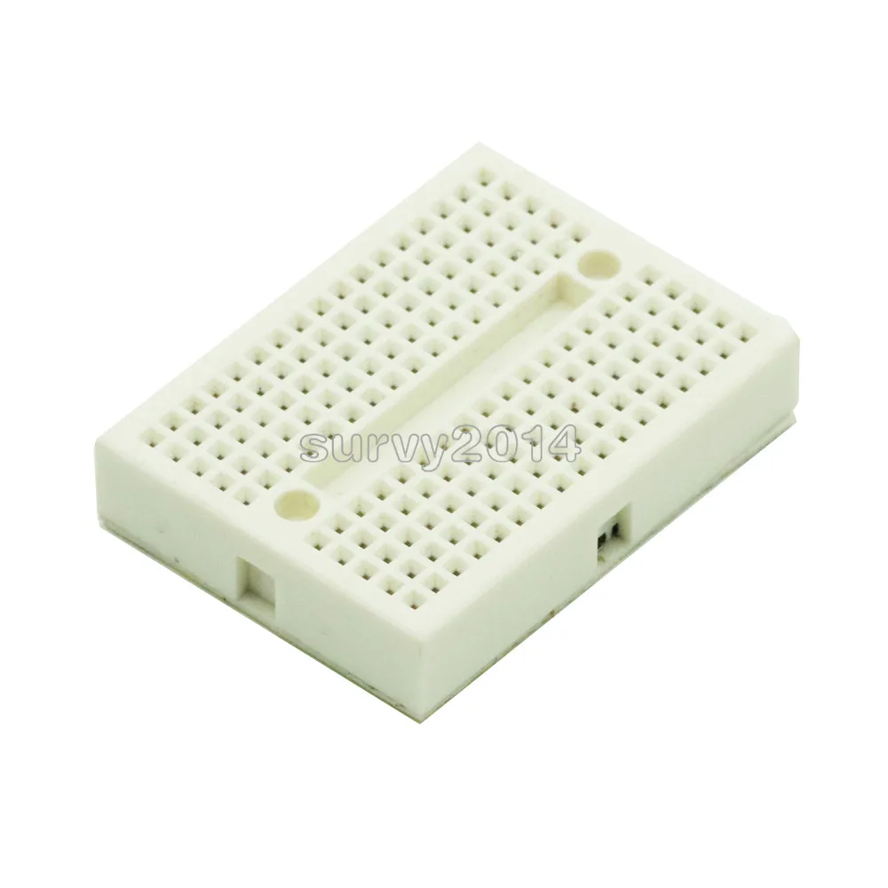 

1 PCS White Solderless Prototype Breadboard 170 Tie-points for Arduino Shield new