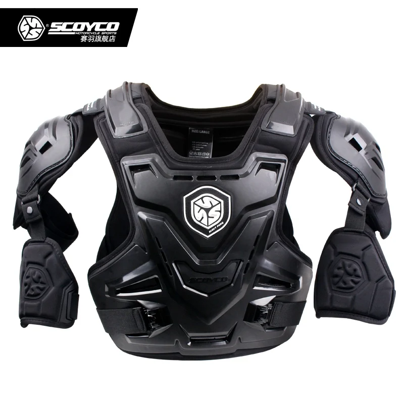 

Scoyco AM07 Professional Motorcycle Body Protector Jacket With Arm Protectors Motocross Off Road Racing Vest Protective Pads
