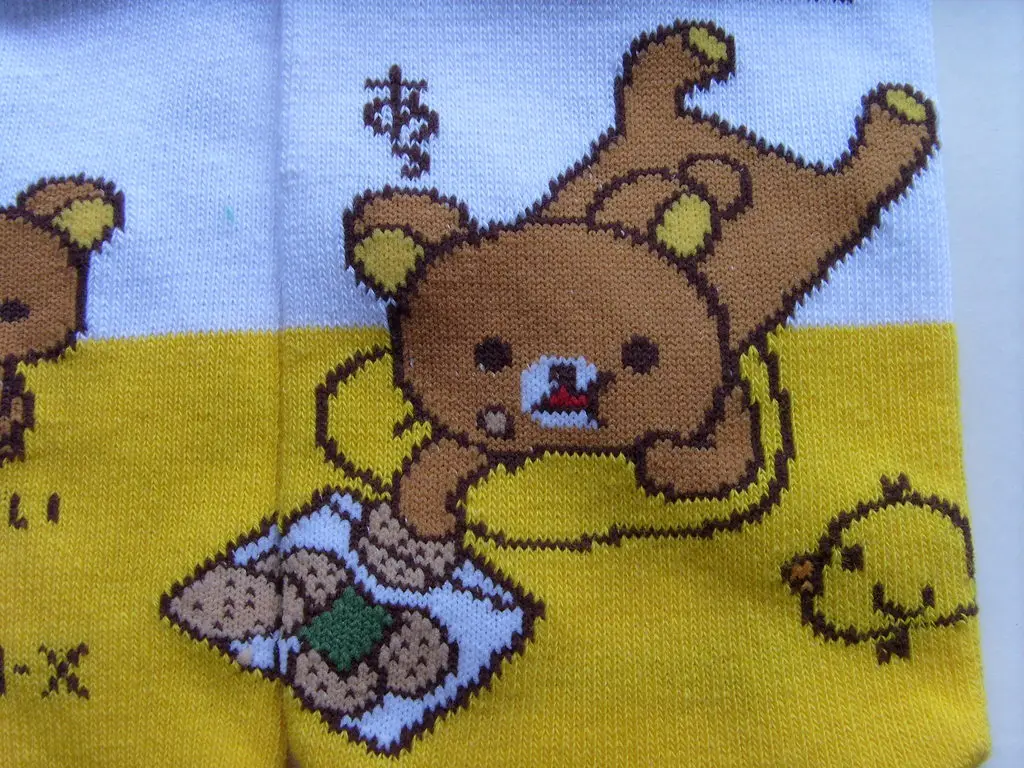 Носки с мультипликационным принтом Rilakkuma Kiiroitori милые забавные женские хлопковые носки мягкие удобные летние calcetines mujer divertido