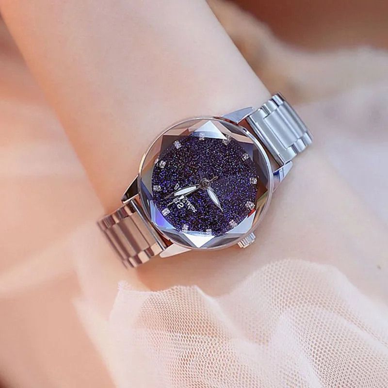 

Rhinestone Gold Silver Rose Gold Female Watch Fashion & Casual Chronograph 2019 New Hot Roman Digital Watch Link List Custom
