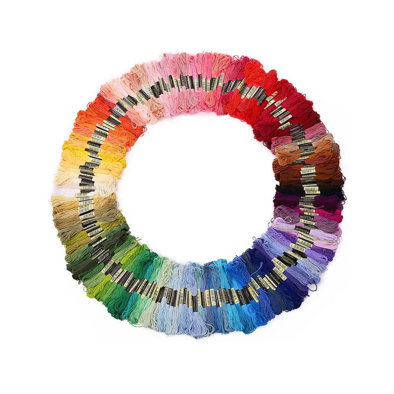 

447 Colors Embroidery Thread Floss Yarn Hand Cross Stitch Sewing Skeins Craft DIY Handmade Accessories