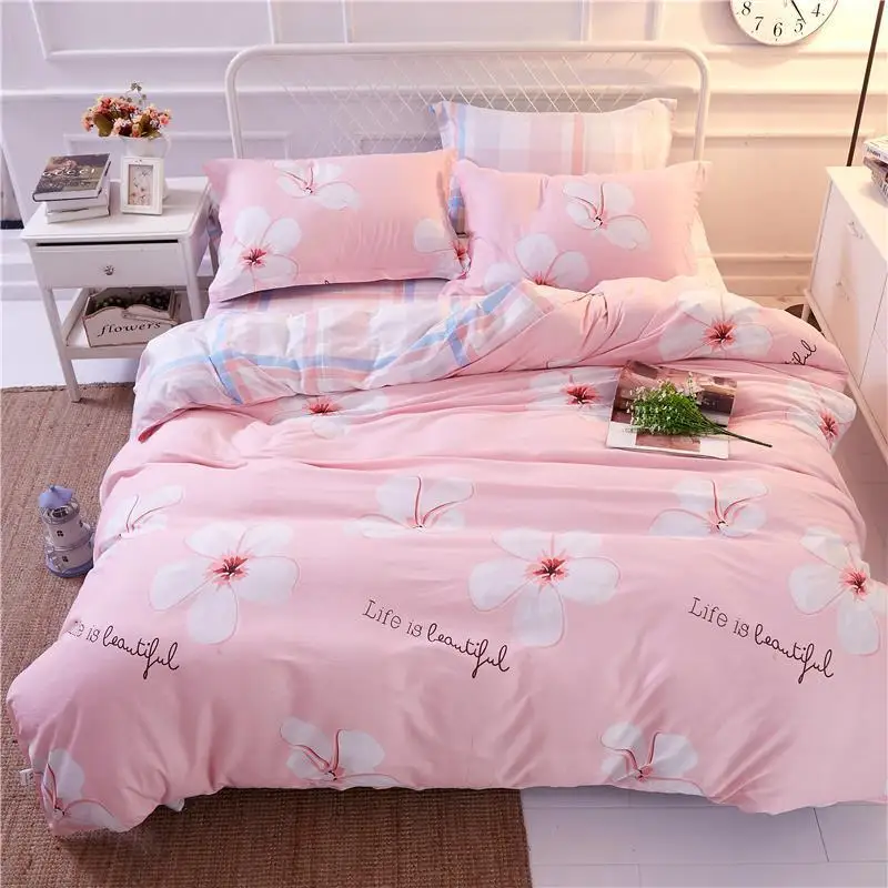 3d Dekbedovertrek Fundas Nordicas индивидуальный Parrure горит Roupa De Cama хлопок постельное белье простыня и одеяло простыня комплект - Цвет: Number 5