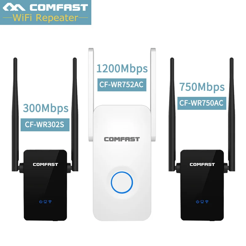 1200 Мбит/с 300 беспроводной Wi Fi повторитель двухдиапазонный 5 ГГц wifi range extender 802.11ac
