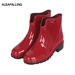 Aleafalling/женские непромокаемые ботинки для зрелых женщин, непромокаемая женская обувь без шнуровки, непромокаемые ботильоны, Уличная обувь