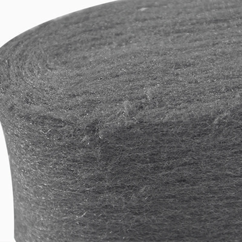 3.3m Grade 0000 Steel Wire Wool Wrap Metal Polishing Accessory Grinding Cleaning Non Crumble Remover