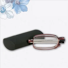 Мужские и wo Мужские Складные портативные очки для чтения антенны Телескопические ножки рогатки очки для пожилых с мини-зеркальной коробкой