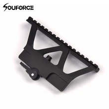 Быстрое отсоединение AK оружейный рельсовый прицел крепление база Пикатинни боковая рейка крепление для AK 47 AK 74 черный