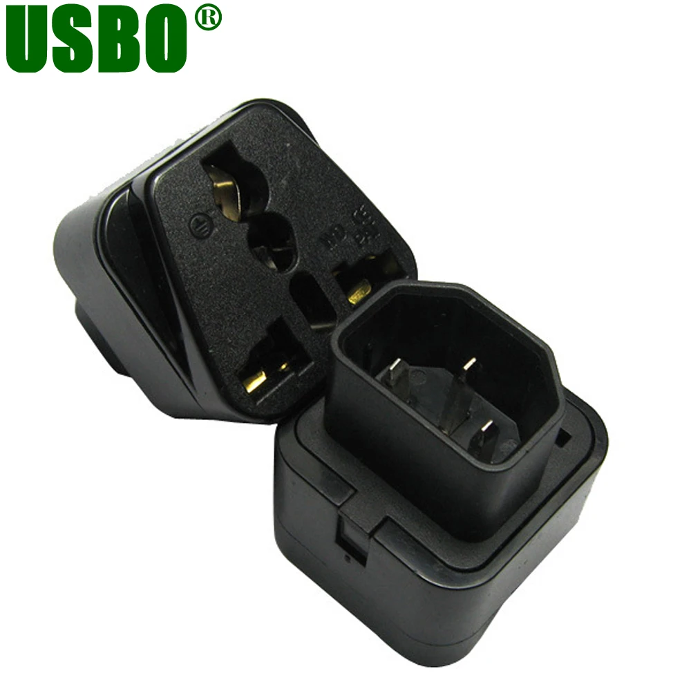 

International Brand Computer Plug Adapter IEC 320 C13 to C14 Power PDU Plug Worldwide Converter Socket