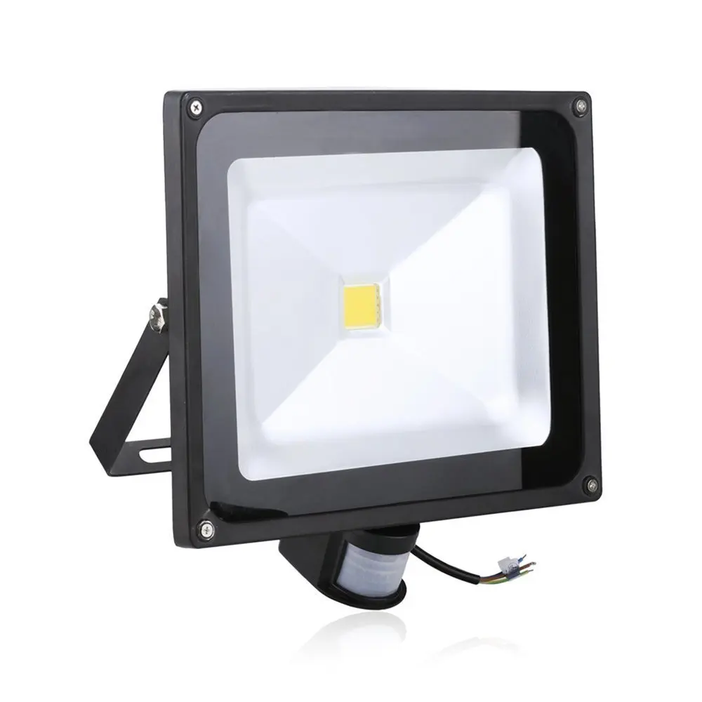 

LED Flood Light PIR sensor Waterproof IP65 Outdoor AC85-265V 50W motion sensor Spotlight led Reflector Floodlight IY105311