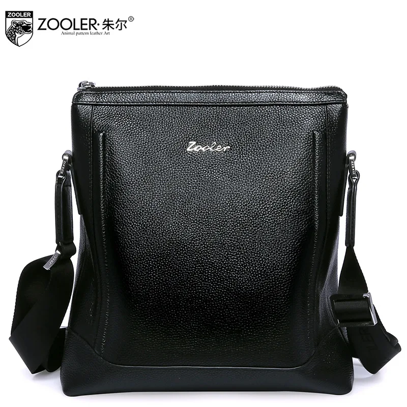 

ZOOLER Men Genuine Leather Shoulder Bag New Winter 2017 Male Business Casual Soft Small Bags for Men's Cross Body Messenger Bags