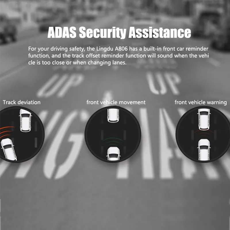 Rear View Camera Smart Rearview Mirror Navigation ADAS Security Auxiliary 8-inch Electronic Dog Rearview Mirror 3-in-1