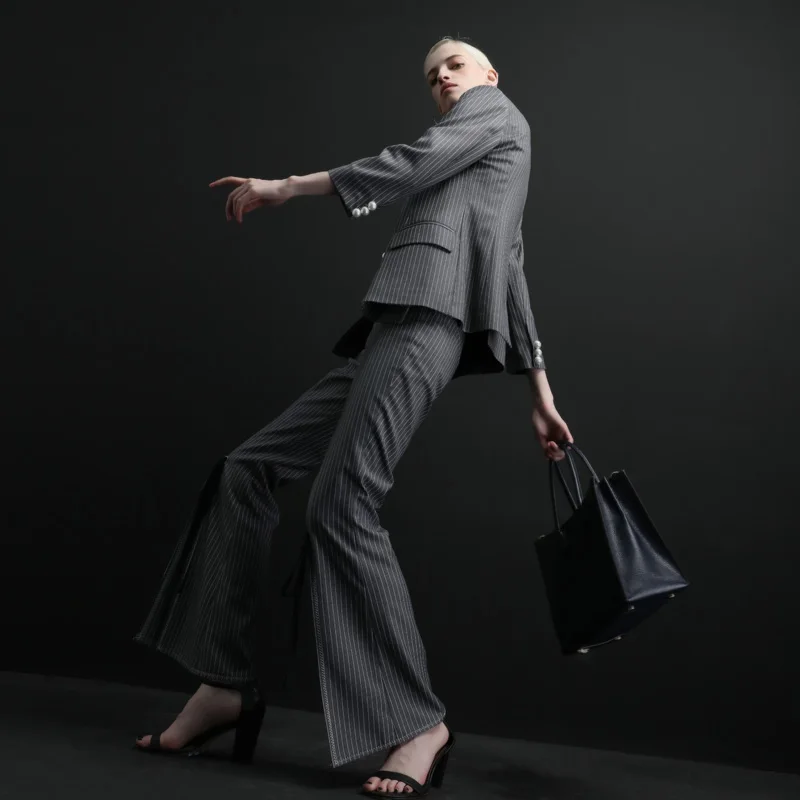 High quality women suits pants suit Women's Office Lady Two Pieces Sets female autumn new casual jacket trousers elegant High quality women suits pants suit Women's Office Lady Two Pieces Sets female autumn new casual jacket trousers elegant