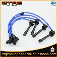 Гоночный Провод Свечи зажигания для 1990-2002 HONDA ACCORD L4 LX DX EX трехъядерный синий/красный
