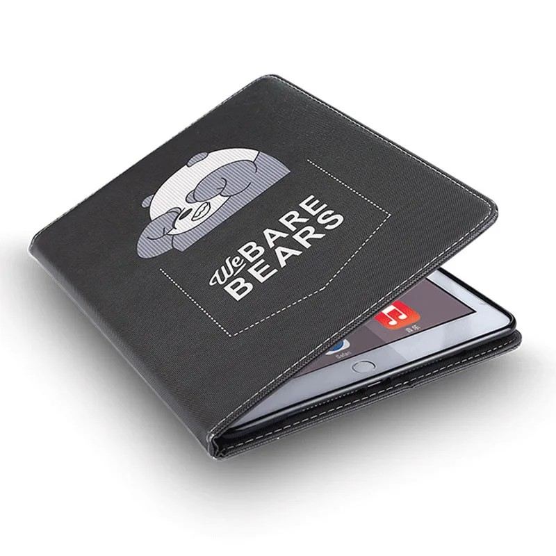 

Cartoon Leather Case For Apple iPad Air 3 10.5" 2019 Bear Flip Cover Auto Wake Up Sleep Smart Stand For iPad Pro 10.5 Cover
