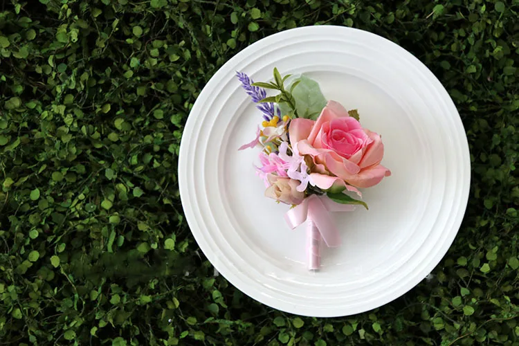 30058-30067-pink wrist corsage boutonniere wedding  (18)