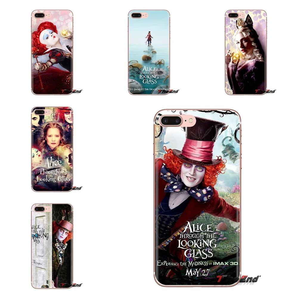 Для iPod Touch Apple iPhone 4 4S 5 5S SE 5C 6 6S 7 8 X XR XS Plus MAX мягкий прозрачный чехол-сумка Алиса |