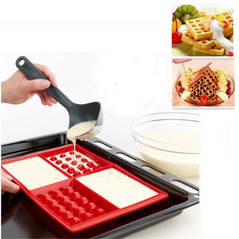 

Waffle Makers for Kids Silicone Cake Mould Waffle Mould Silicone Bakeware Set Nonstick Silicone Baking Mold Set Dropshipping