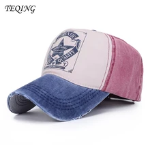 TEQING Новая модная повседневная мужская бейсболка и женская уличная шапка "хип-хоп" пять звезд печать четыре сезона бейсболка Y-38