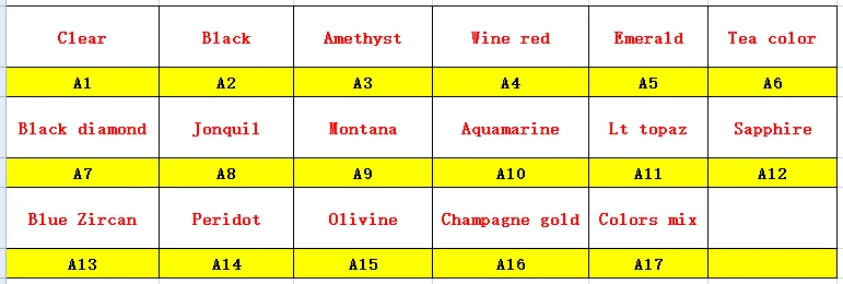 Navette silver claw A1-A17