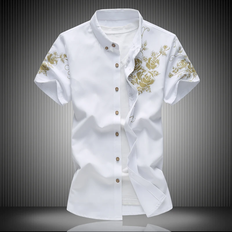 MYAZHOU Summer Men's Large Size Shirt 4XL 5XL 6XL 7XL, High Quality Casual Short Sleeve mens Shirt , Brands Printed Shirts Men MYAZHOU Summer Men's Large Size Shirt 4XL 5XL 6XL 7XL, High Quality Casual Short Sleeve mens Shirt , Brands Printed Shirts Men