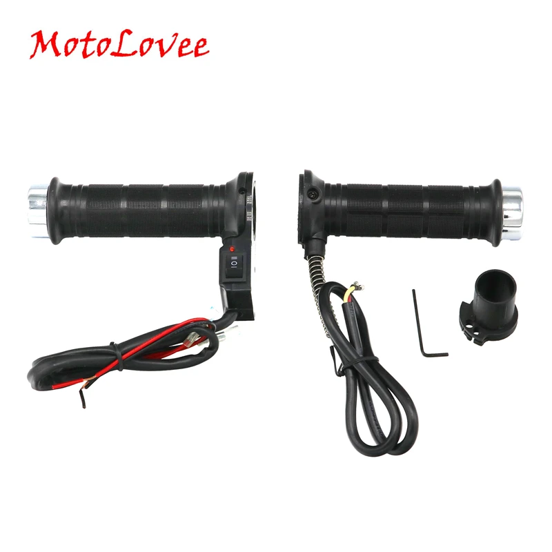 MotoLovee универсальная рукоятка с подогревом для мотоцикла ручки грелки 7/8 &quot22 мм