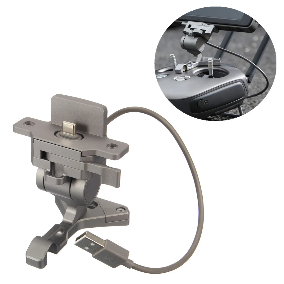 

Original Repair Parts For DJI Mavic Camera Remote Control Mounting Bracket For CrystalSky Monitor Remote Control Bracket