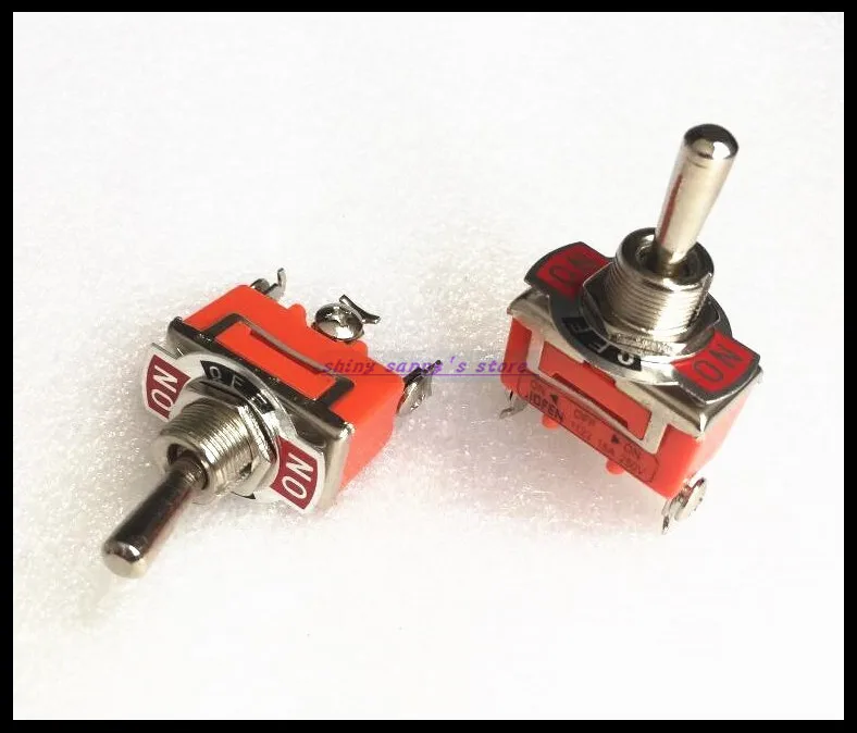

5pcs/Lot 3-Pin SPDT 3 Position ON-OFF-ON 15A 250VAC Toggle Switch 1122 Brand New