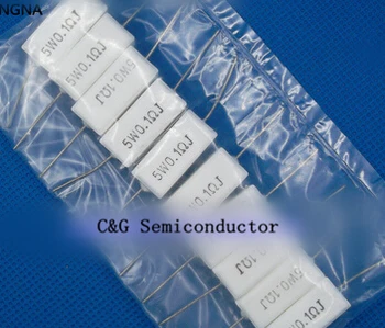 

100PCS 5W 0.1R 0.1 ohm Cement resistor 5%(0.22R 0.33R 0.47R 0.5R 1R 1.5R 2R 2.7R 3R 3.3R 4.7R 5R 8R 10R 15R 22R 51R 56R 68R 100R