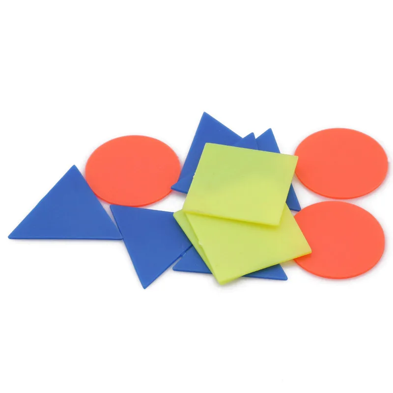 

30 Pcs Colorful Plastic Shape Counting Chips For Kids Baby Mathematics Number Numeracy Games Counters Math Toys School Supplies