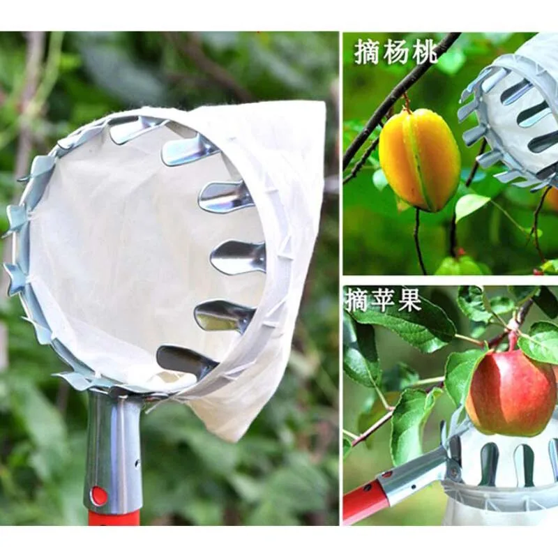 High Quality Metal Fruit picker Convenient Horticultural Fruit Picker Gardening Apple Peach Picking Tools