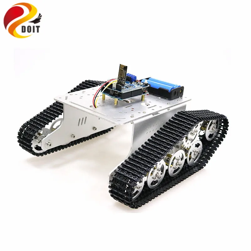 T300 ручка/Bluetooth/Wi-Fi RC Управление Робот Танк шасси автомобиля Комплект для Arduino с UNO R3, 4 дорожный плате водитель мотора, модуль Wi-Fi