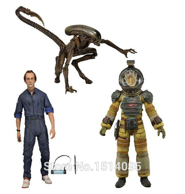 NECA Alien VS Predator KANE DOG ALIEN BISHOP ПВХ фигурка Коллекция Модель игрушки " 18 см