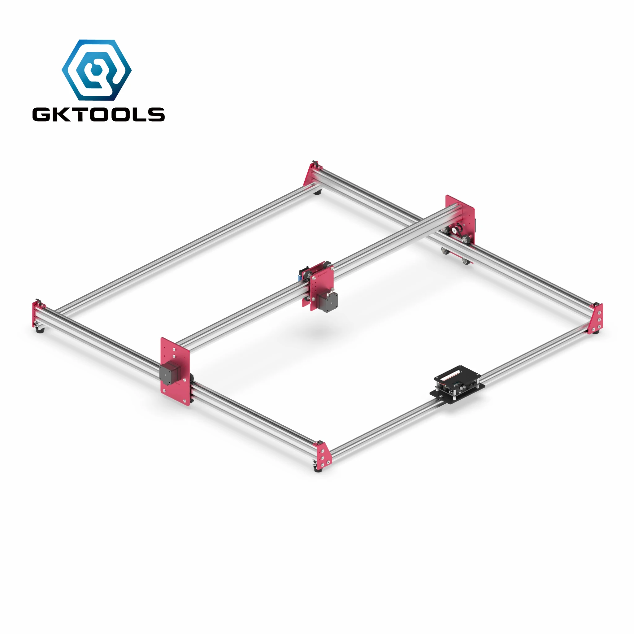 Мини лазерный гравер GKTOOLS 100x100 см DIY CNC GRBL Hobby резак для дерева и кожи