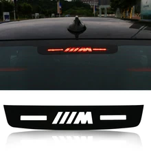 Per BMW 3 5 7 Serie E46 E90 E92 E93 F30 F35 F80 F31 F10 F01 F02 F03 F04 Z4 m5 M Logo Car Styling Interni Autoadesivo Luce di Freno
