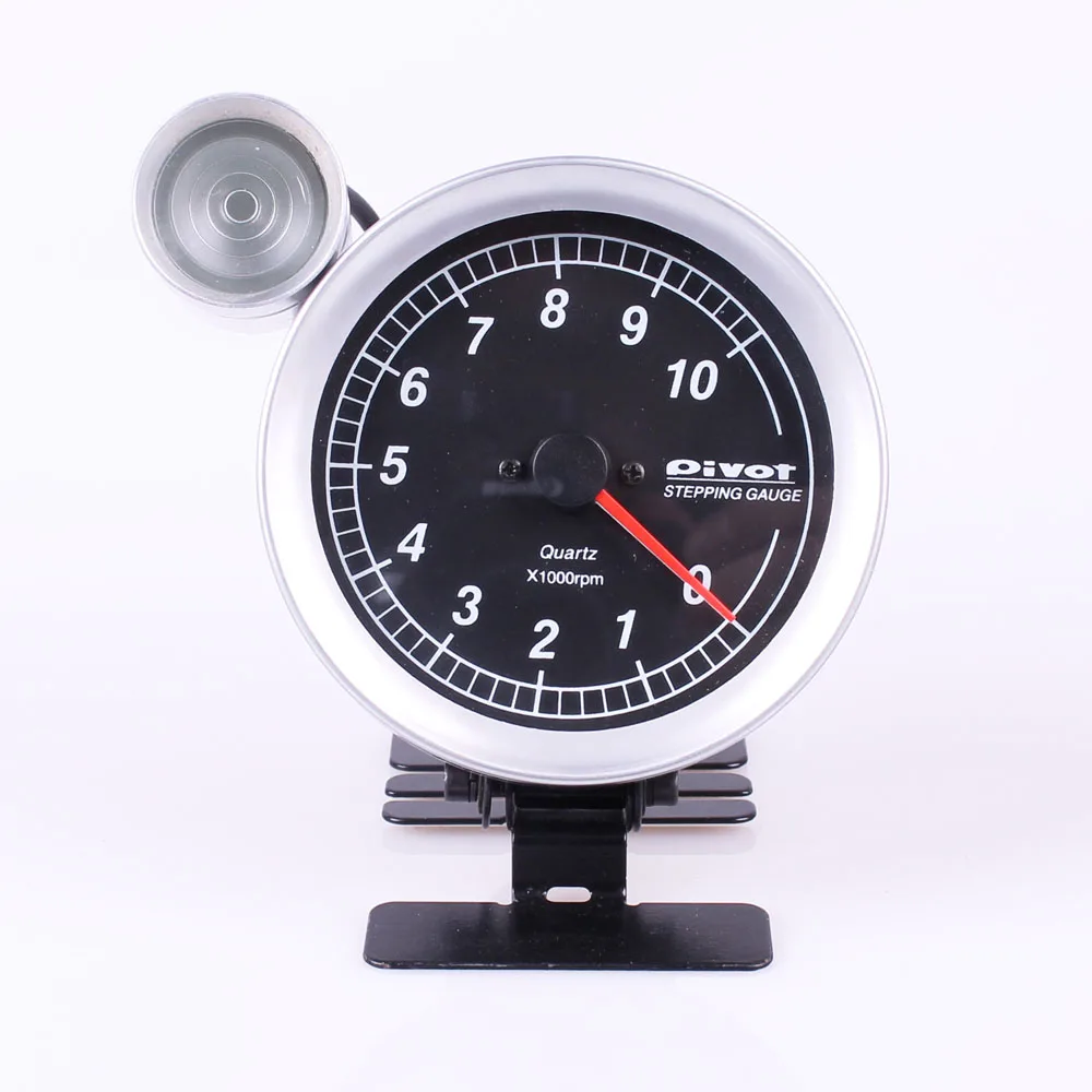 3.75 inch 7 colors face LED light tachometer gauge RPM speedmeter car