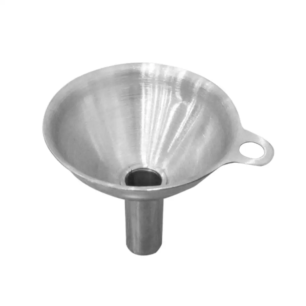 

Mini Stainless Steel Bar Wine Flask Funnel Small Mouth Funnels for Filling Hip Flask Beer Liquid Bar Tools Large Diameter Funnel