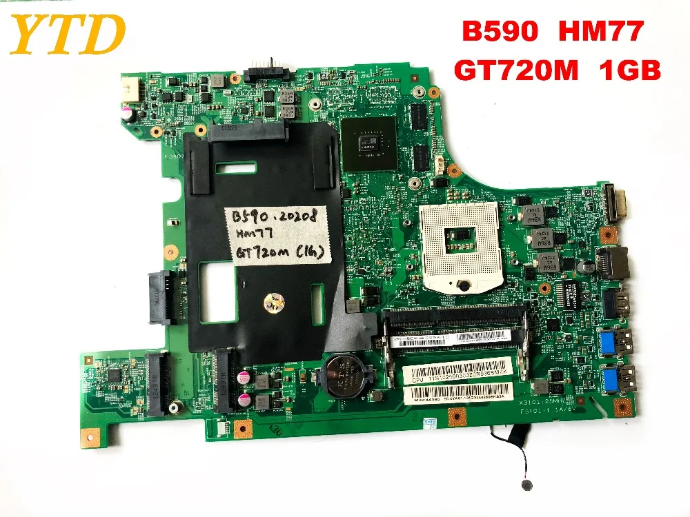

Original for lenovo B590 laptop motherboard B590 HM77 GT720M 1GB tested good free shipping