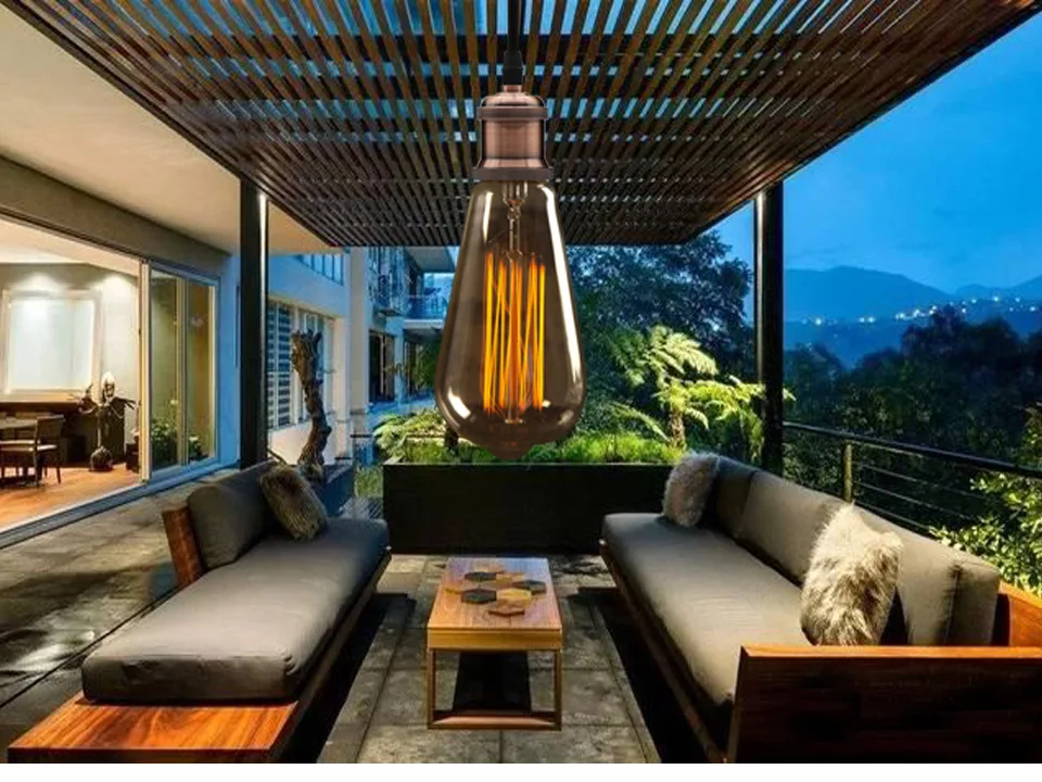 Современный подвесной светильник в стиле ретро, E27, 110 В, 220 В, красочный шнур, подвесной светильник, светодиодный светильник s для винтажной лампы Эдисона, Цоколь для домашнего декора