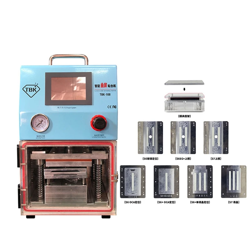  LY 108 400W desktop S6 S6+ S7 S8 S8+ moulds 3 in 1 multi-functions Edge Screen Refurbish Layer OCA 