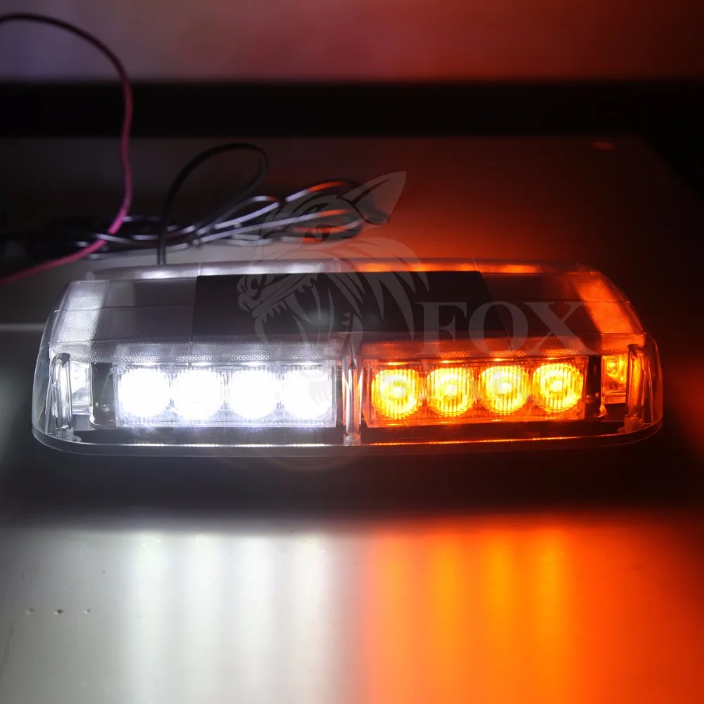 72W LED Strobe Warning Mini Light Bars for Construction Tow Truck