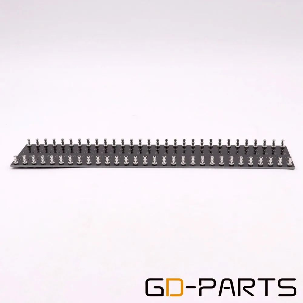 GD-PARTS, 1 шт., 60 постов, черная бирка, полоса, револьверная доска, Hi-Fi, винтажный ламповый аудио гитарный усилитель, сделай сам, 300x60x2 мм