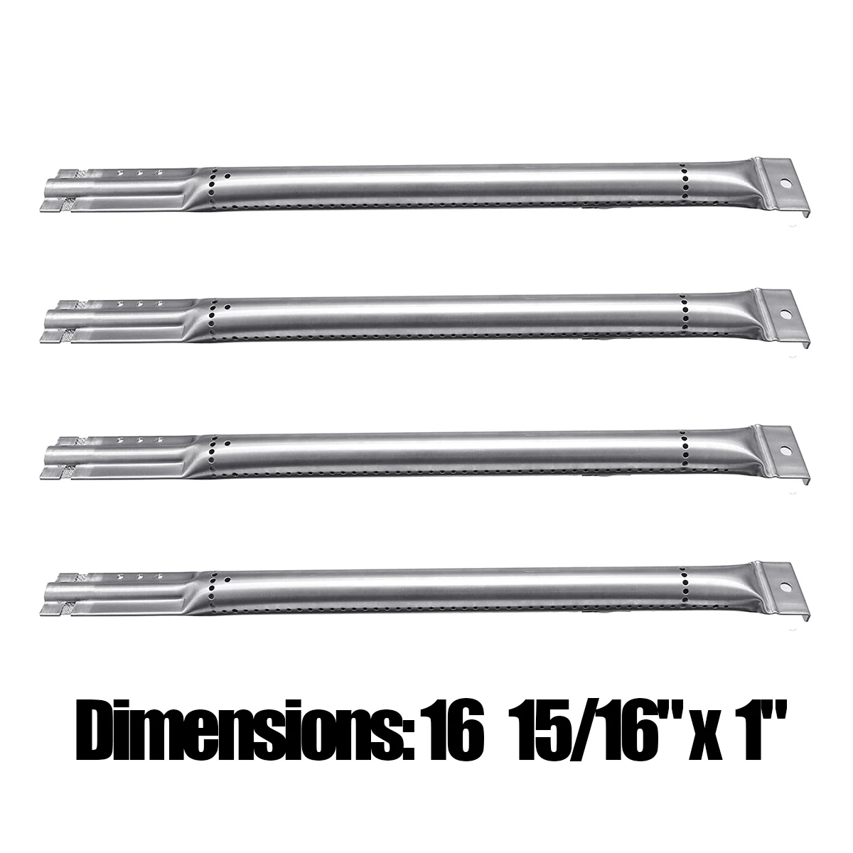 4pcs/pk 16 inch Adjust Stainless Steel Tube Burners Barbecue Parts Replacement For Most Gas Grill Models Outdoor BBQ Accessories 4pcs/pk 16 inch Adjust Stainless Steel Tube Burners Barbecue Parts Replacement For Most Gas Grill Models Outdoor BBQ Accessories