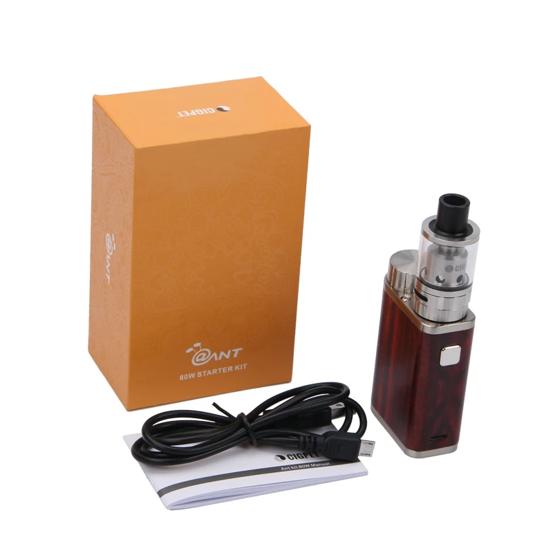 Оригинальный IJOY Cigpet Ant TC 80W стартовый набор 1 8 мл бак Atomzier бокс мод для электронных