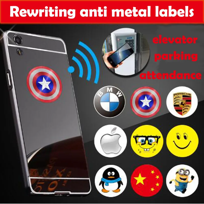 

Free Shipping 10pcs/Lot Proximity RFID 125khz Writable Rewritable T5577 EM4305 5200 Smart Sticker Card for mobile phone