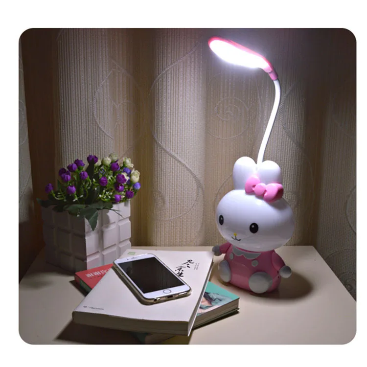 

Cartoon LED Lamp Rechargeable Table Lamp Led Night Light Reading for Kids Gift Home Decor Novelty Light