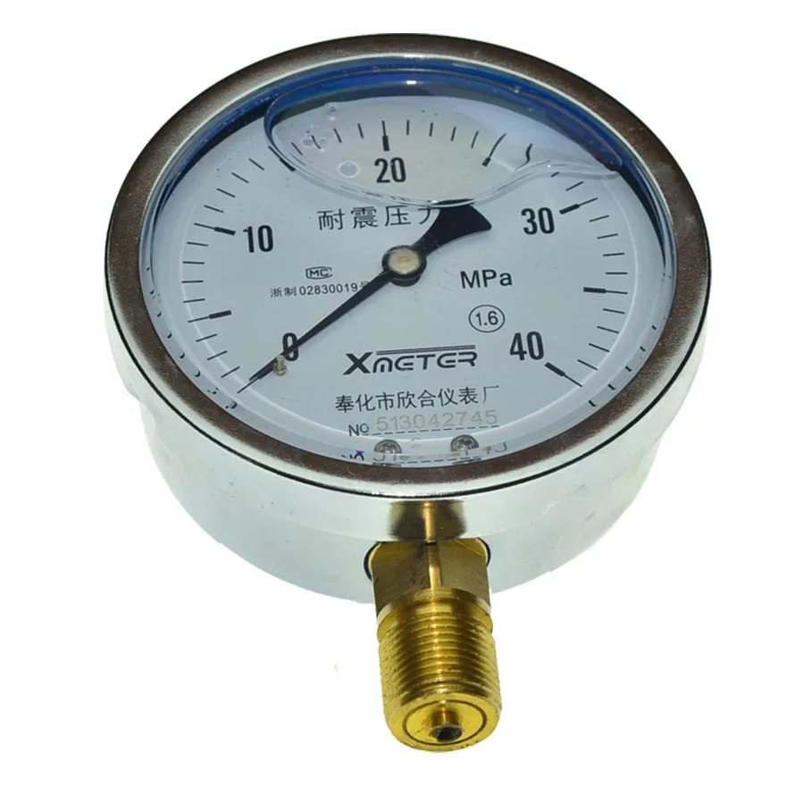 

factory directly supply 63mm dry pressure gauge manometer 304 SS case can filling in local with good quality competitive price